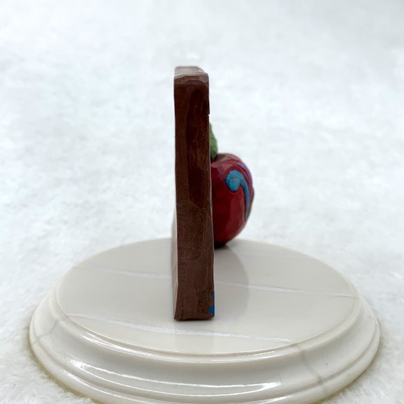 Jim Shore Miniature Thank You Teacher Gift Chalkboard School Classroom Apple - Picture 4 of 9